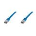 Digitus Patch Cable, S-FTP, CAT 6, AWG 27/7, LSOH, Měď, modrý 10m