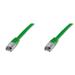 Digitus Patch Cable,S-FTP, CAT 6, AWG 27/7, LSOH, Měď, zelený 2m