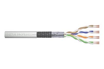 Digitus Patch kabel CAT 5e SF/UTP s kroucenou dvojlinkou, surovýPropojovací kabel CAT 5e SF-UTP, surový, délka 305 m, papírová