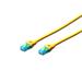 Digitus Patch kabel, UTP, CAT 5e, AWG 26/7, žlutý 3m, 10ks
