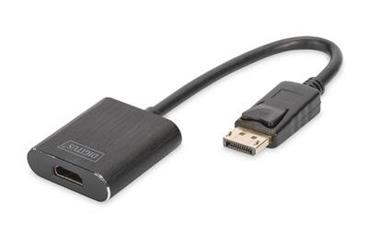 DIGITUS Převodník DisplayPort (1.4) na HDMI (2.0) 4K2K / 60Hz, HDCP 1.4 / 2.2, HDR10, černý