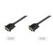 Digitus připojovací kabel DVI-D(24+1), Stíněný, DualLink, Černý, 3m