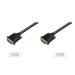 Digitus Připojovací kabel DVI, DVI (18 + 1), 2x ferit M/M, 3,0 m, DVI-D Single Link, bl