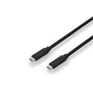 Digitus Připojovací kabel USB typu C, typ C na C M/M, 1,0 m, Gen2, 5A, 10 GB, verze 3.1, CE, bl