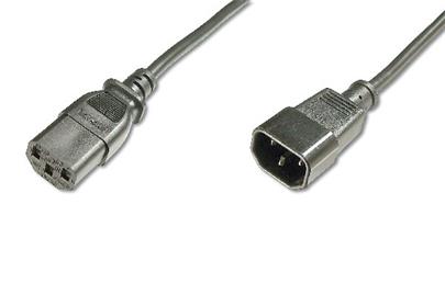 Digitus Prodlužovací napájecí kabel, C14 - C13 M / F, 5,0 m, H05VV-F3G 1,0qmm, sw