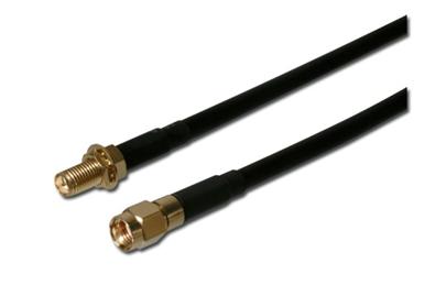 Digitus prodlužovací SMA kabel (nízké ztráty) 5m - RP-SMA konektory