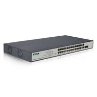 DIGITUS Professional 24-port Fast Ethernet PoE Switch