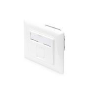 DIGITUS Professional CAT 6A Class EA network outlet, design-compatible, shielded, flush mount