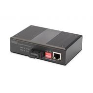 DIGITUS Professional Industrial Gigabit Media Converter RJ45, SC 0.5km