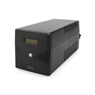 DIGITUS Professional Line-Interactive UPS, 1000VA / 600W 12V / 7Ah x2 baterie, 4x CEE 7/7, AVR, USB, RS232, RJ11 / RJ45, LCD disp