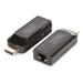DIGITUS Sada Mini HDMI Extender, Full HD, 1080p 50m, Cat6 / 6A / 7, napájeno pomocí kabelu Micro USB, bk