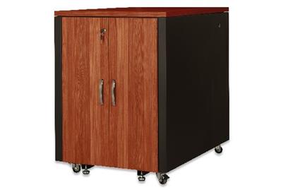Digitus SOUNDproof Cabinet 1000x750x1130 mm, wooden surface cherry metal parts black RAL 9005