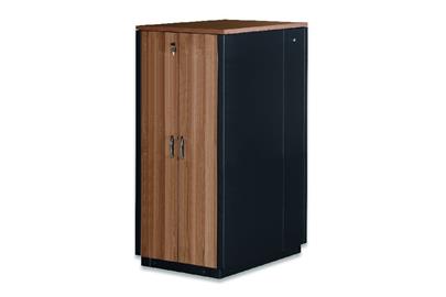 Digitus SOUNDproof Cabinet 1666x750x1130 mm, wooden surface teak metal parts black RAL 9005