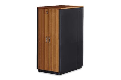Digitus SOUNDproof Cabinet 1666x750x1130 mm, wooden surface walnut metal parts black RAL 9005