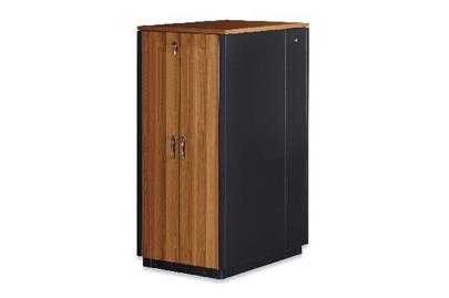 Digitus SOUNDproof Cabinet 2110x750x1130 mm, wooden surface walnut metal parts black RAL 9005