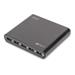 Digitus Universální cestovní nabíjecí stanice USB, 80 W, QC 3.0 12 tkoncovek pro notebook, 3 napájecí šňůry, EU/US/ UK