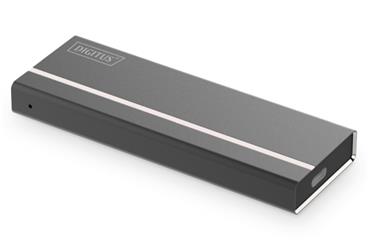 Digitus USB Type-C 3.1 Externí SSD skříň M.2 (NVMe) bez pouzdra, hliníkové pouzdro, M-klíč nebo B + M-klíč
