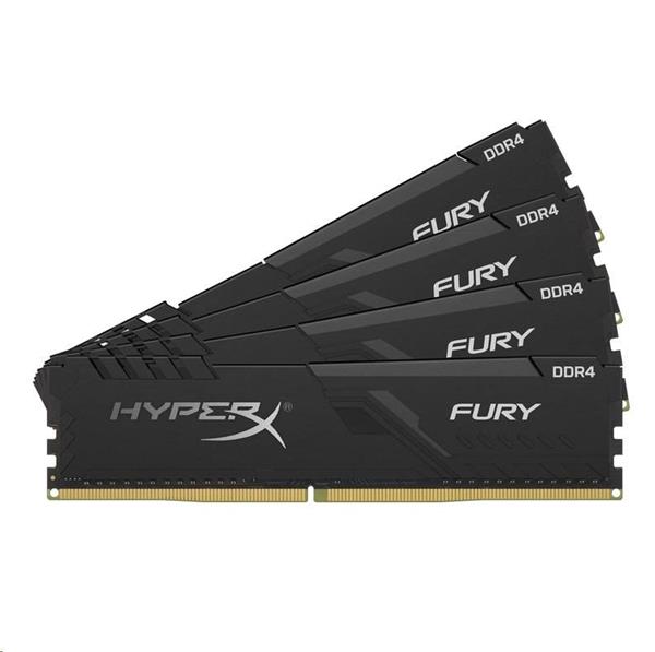 DIMM DDR4 128GB 2666MHz CL16 (Kit of 4) KINGSTON HyperX FURY Black