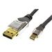 DisplayPort kabel v.1.2 (HBR2, 4K@60Hz), DP(M) - miniDP(M), 0,5m