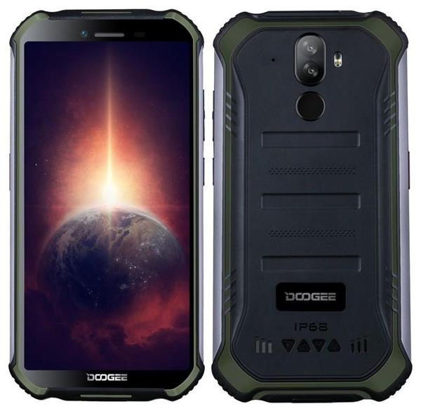 Doogee S40 Pro - Green 5,45" IPS / Dual SIM/ 4GB RAM/ 64GB/ LTE/ IP68/ Android 10