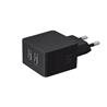 Dual Smartphone Wall Charger - black