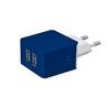 Dual Smartphone Wall Charger - blue