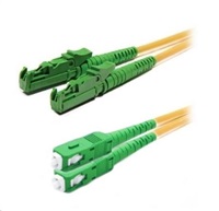 Duplexní patch kabel SM 9/125, OS2, E2000(APC)-SC(APC), LS0H, 10m