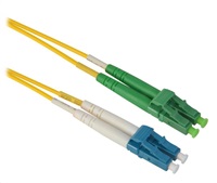 Duplexní patch kabel SM 9/125, OS2, LC(UPC)-LC(APC), LS0H, 10m