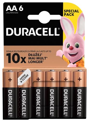 DURACELL - Basic baterie AA 6 ks