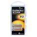 Duracell DA 312 P6 Easy Tab