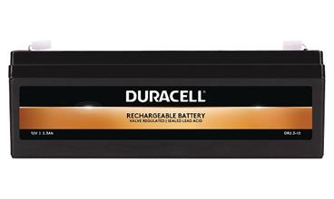 Duracell DR2.3-12 12V 2.3Ah VRLA Security Battery