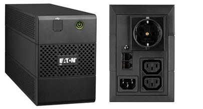 EATON 5E 850i USB UPS 1/1fáze 850VA, 5E 850i USB DIN, 1x DIN (Schuko) + 2x IEC C13