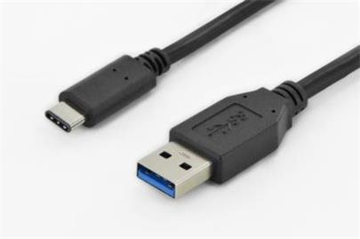 Ednet Připojovací kabel USB typu C, typ C na A M/M, 1,8 m, 3A, 480 MB, verze 2.0, bl