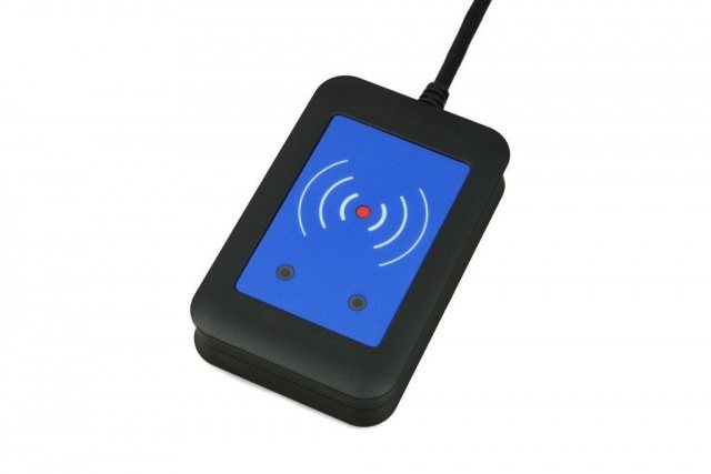 Elatec RFID čtečka TWN4, Multitech Mifare NFC, 125kHz/13,56MHz, USB, černá