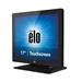 ELO 1723L 17-inch LCD (LED backlight) Desktop, WW, Projected Capacitve 10-touch, USB Controller, black