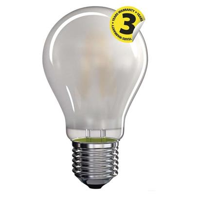 Emos LED žárovka Classic A60, 6.5W/60W E27, WW teplá bílá, 806 lm, Filament matná A++