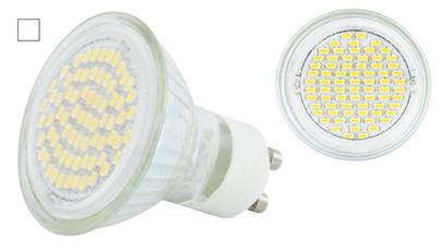 Emos LED žárovka dichroická 72x LED SMD 3014, 4W GU10, DL denní světlo, 260 cd