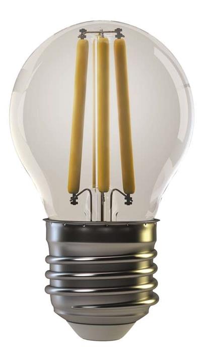 Emos LED žárovka MINI GLOBE, 4W/37W E27, WW teplá bílá, 420 lm, Filament A+