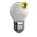 Emos LED žárovka MINI GLOBE, 4W/40W E27, WW teplá bílá, 465 lm, Filament matná A++