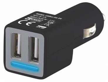 Emos napájecí zdroj USB CL duální 2x 2.4A, do auta