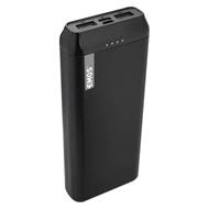 Emos Powerbank ALPHA 20000 mAh, USB-C/micro USB, 2A, černá