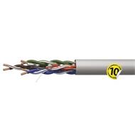 Emos UTP kabel CAT 5e PVC, drát, měď (Cu), AWG24, šedý, 305m, box