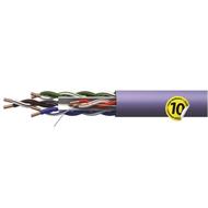 Emos UTP kabel CAT 6 LSZH, drát, měď (Cu), AWG23, šedý, 305m, box