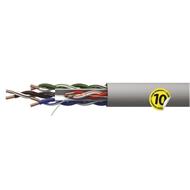 Emos UTP kabel CAT 6 PVC, drát, měď (Cu), AWG23, šedý, 305m, box