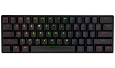 Endorfy herní klávesnice Thock Compact BLK RGB /USB/ black sw. / bezdrátová / mechanická / US layout / mini /černá RGB