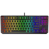 Endorfy herní klávesnice Thock TKL Pudd.Kailh BL RGB /USB/ blue sw. / drátová / mechanická / US layout / černá RGB 