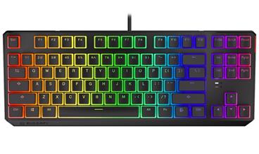 Endorfy herní klávesnice Thock TKL Pudd.Kailh BR RGB /USB/ brown sw. / drátová / mechanická / US layout / černá RGB