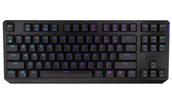 Endorfy herní klávesnice Thock TKL Wireless Red / RGB / red sw. / bezdrátová / mechanická / CZ/SK layout / černá