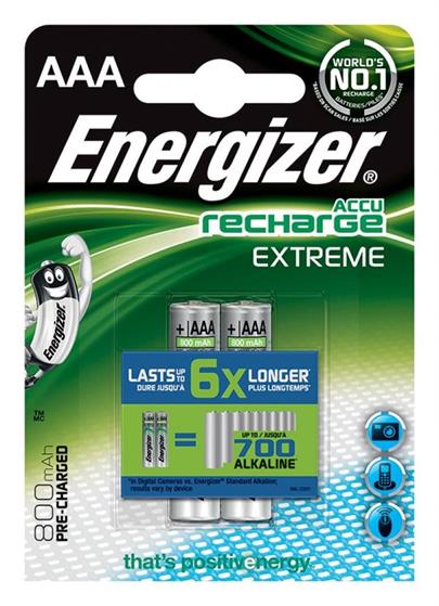 ENERGIZER Extreme Battery, AAA, HR, 1, 2 V, 800mAh, 2 ks