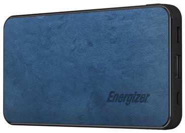 Energizer powerbanka UE10043C 10000mAh, 5V, 3A, USB-C vstup i výstup, modrá